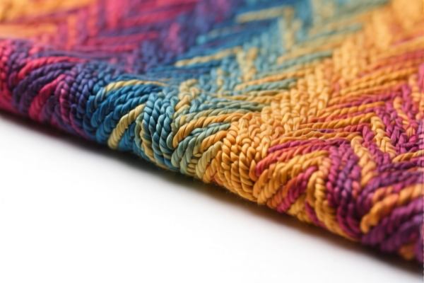 Blended yarn dyed jacquard fabric