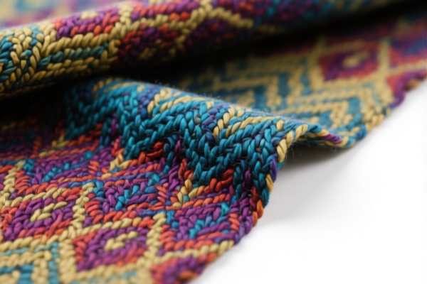 Blended yarn dyed jacquard fabric