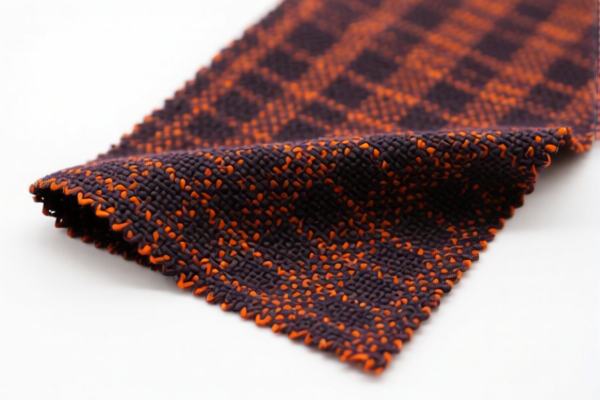 Flame retardant blended dyed woven fabric