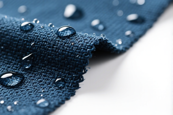 Waterproof blended dyed woven fabric
