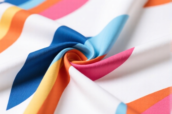 Color Printed Polyester_Viscose Mixed Fabric