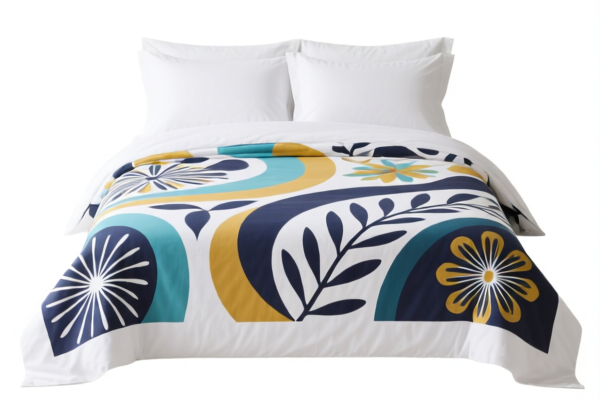 Printed Blend Decorative Bed Sheet