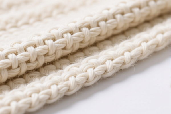 Bleached Woven Fabrics of Artificial Staple Fibers Mixed with Wool