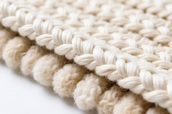 Bleached Woven Fabrics of Artificial Staple Fibers Mixed with Wool