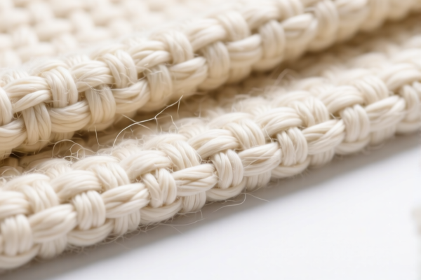 Bleached Woven Fabrics of Artificial Staple Fibers Mixed with Wool