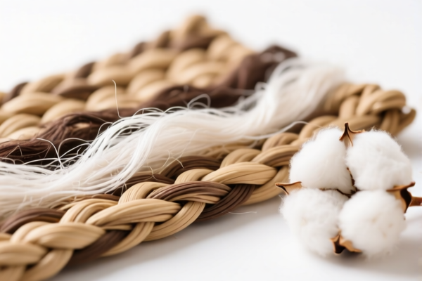 Unbleached_Bleached Woven Fabrics of Artificial Staple Fibers Mixed Mainly with Cotton, Width Exceeding 127cm, for Hotel Use