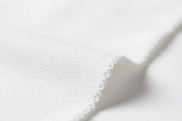 Cotton Blended Artificial Staple Fiber Twill Fabric (Bleached)