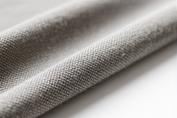 Cotton Blended Artificial Staple Fiber Twill Fabric (Bleached)
