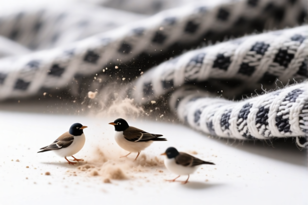 Textile fiber dust