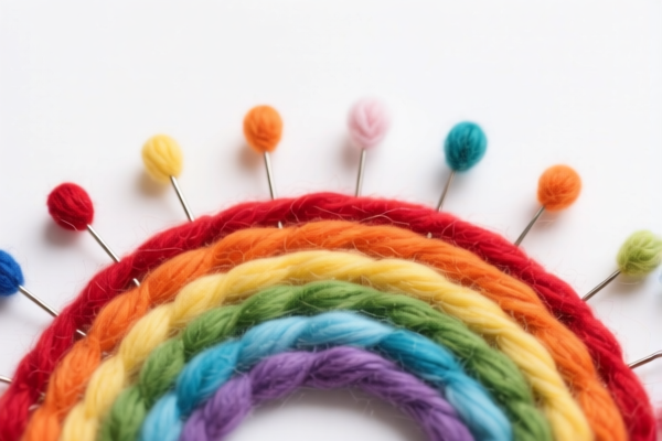 Colored Needlefelt