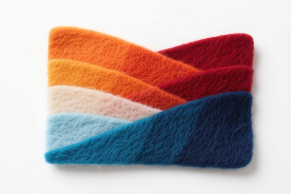 Blended textile felt