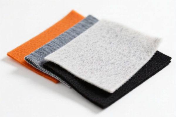 Nonwoven felt of other textile materials