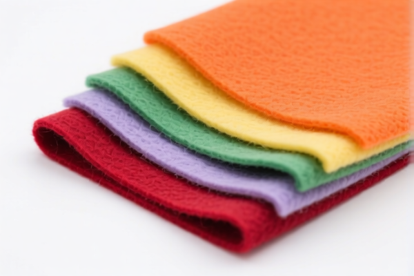Acrylic felt fabric