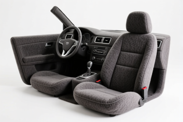 Automotive interior felt