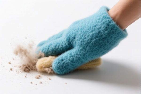 Dust removal felt