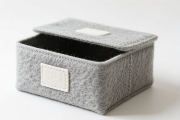 Felt storage box