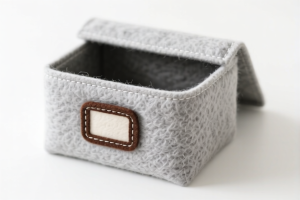 Felt storage box