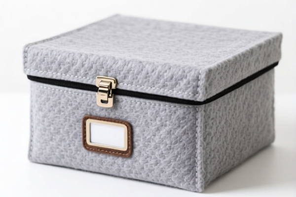 Felt storage box