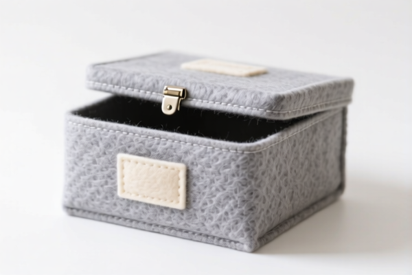 Felt storage box