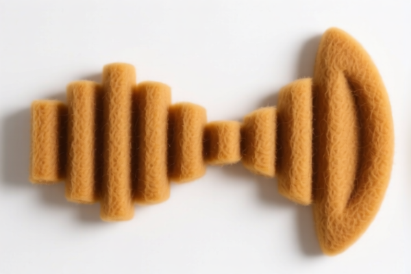Sound absorbing felt