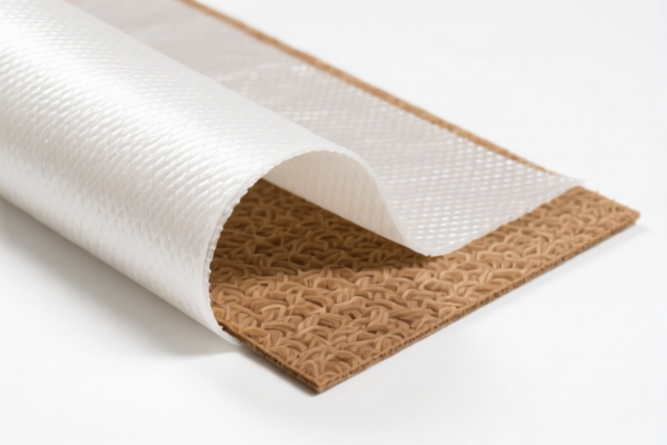 Polyester nonwoven floor covering underlays, weighing more than 150 g_m²