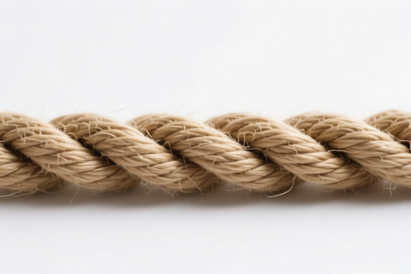 Natural fiber rope