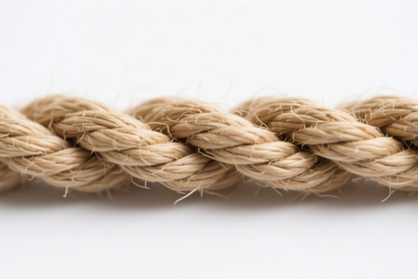 Natural fiber rope