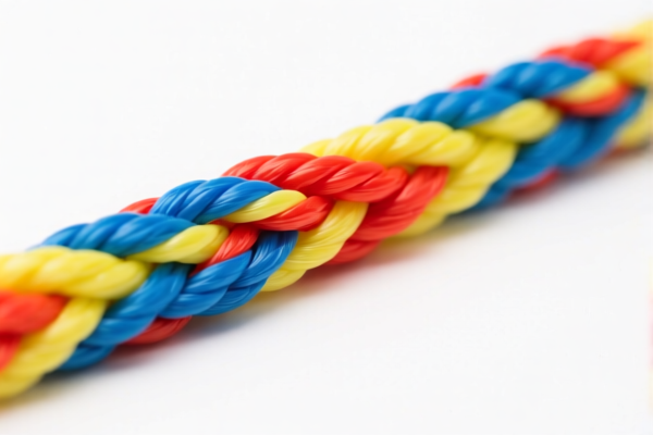 Colored Polypropylene Rope