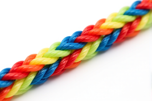 Colored Polypropylene Rope