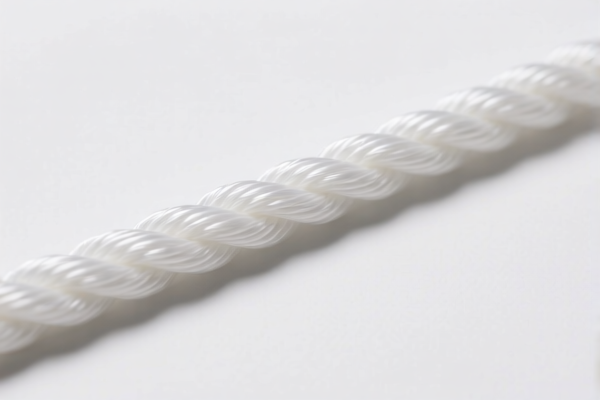 White Polyethylene Rope