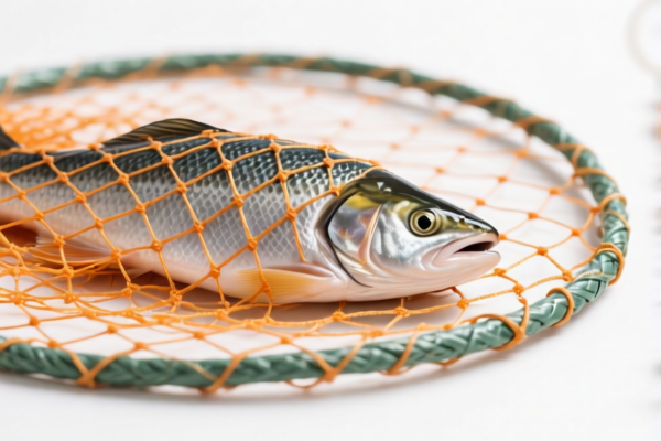 Salmon Fishing Net, Man