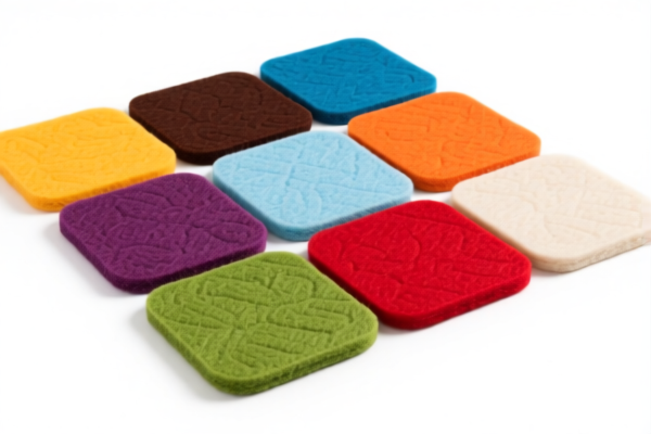 Mixed Color Felt Carpet Tiles