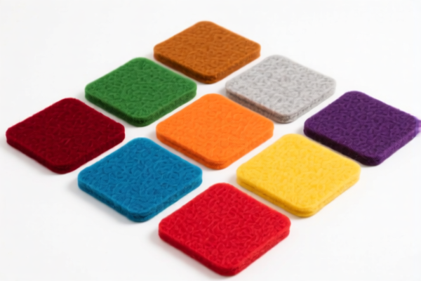 Mixed Color Felt Carpet Tiles