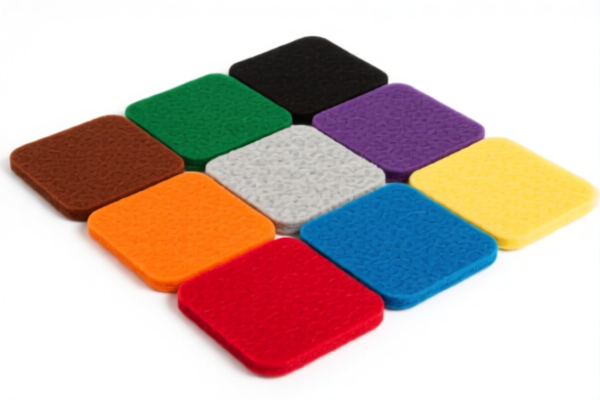 Mixed Color Felt Carpet Tiles