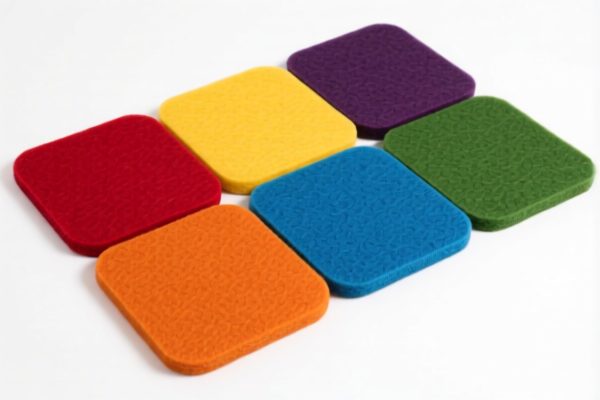 Mixed Color Felt Carpet Tiles