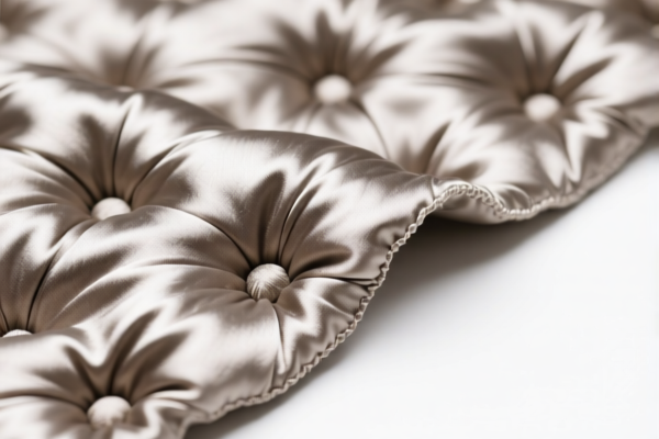 Unfinished Tufted Silk Fabric