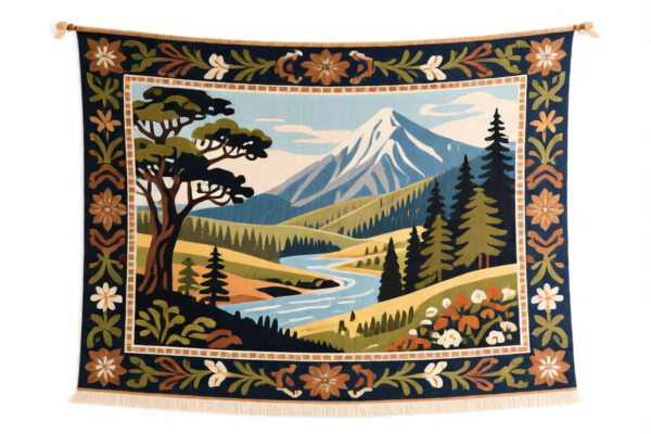 Scenic Pattern Tapestry