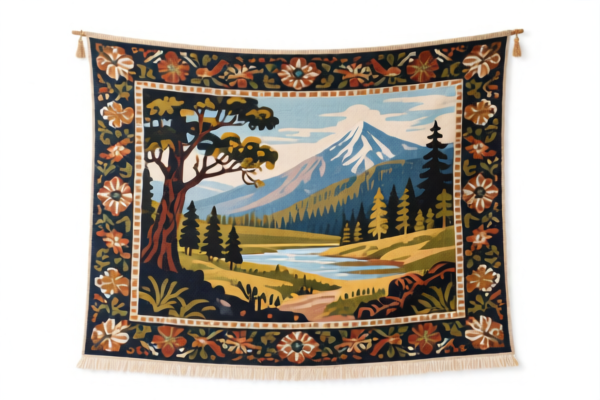 Scenic Pattern Tapestry