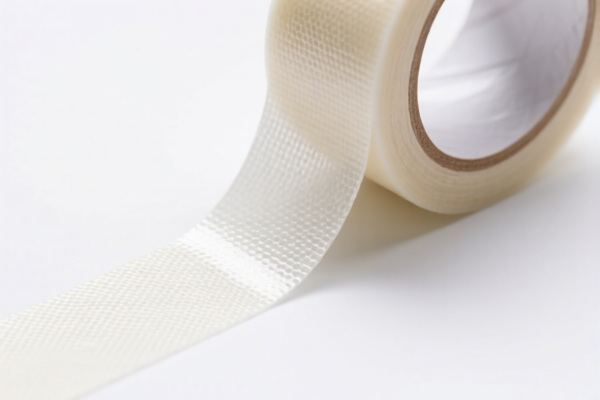Narrow adhesive woven polyester tape