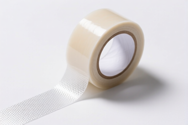 Narrow adhesive woven polyester tape