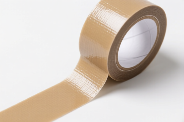 Narrow adhesive woven polyester tape