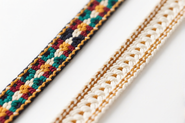 Narrow decorative woven fabrics