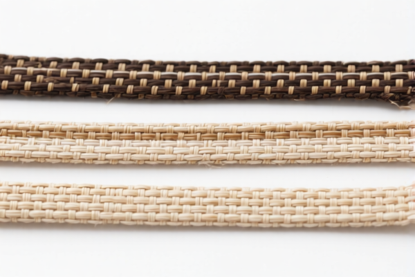 Narrow woven fabrics for blended