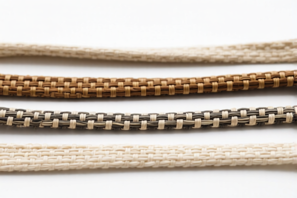 Narrow woven fabrics for blended