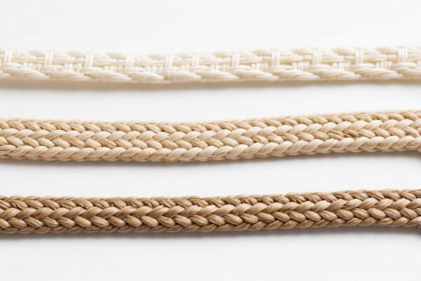 Narrow woven fabrics for furniture webbing