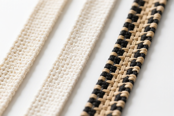 Narrow woven fabrics for handicrafts