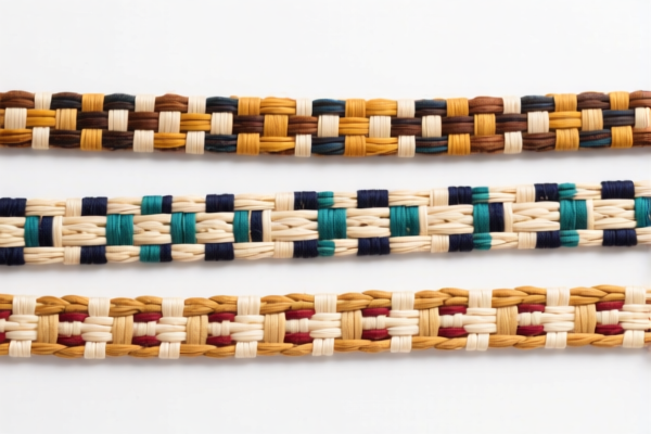 Narrow woven fabrics for jacquard