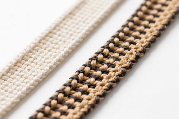 Narrow woven fabrics for outdoor equipment