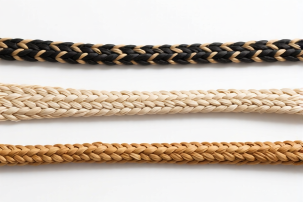 Narrow woven fabrics for outdoor equipment