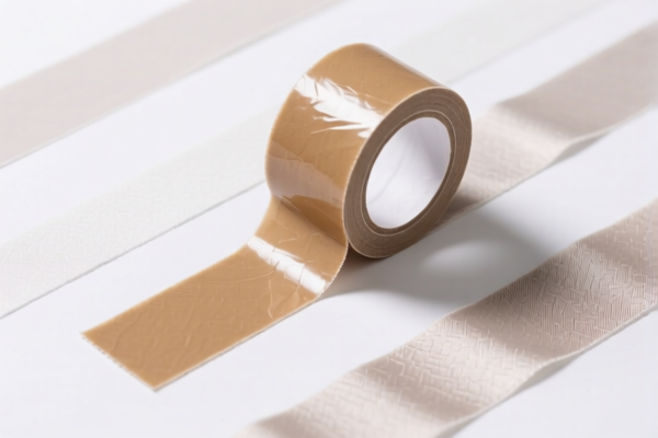 Adhesive narrow fabrics for medical use